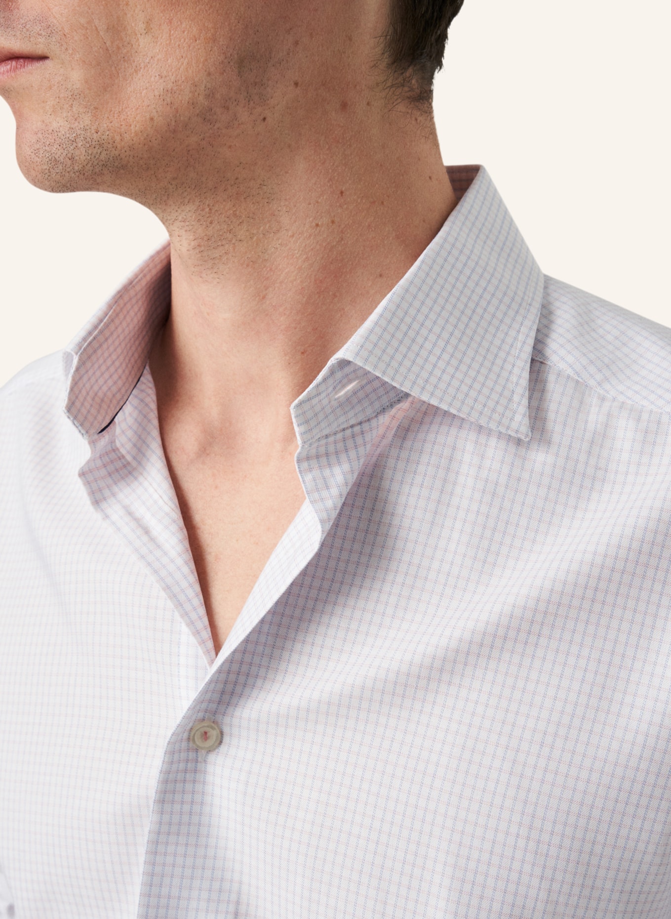 ETON Slim fit Baumwoll-Tencel™-Hemd, Farbe: PINK (Bild 3)