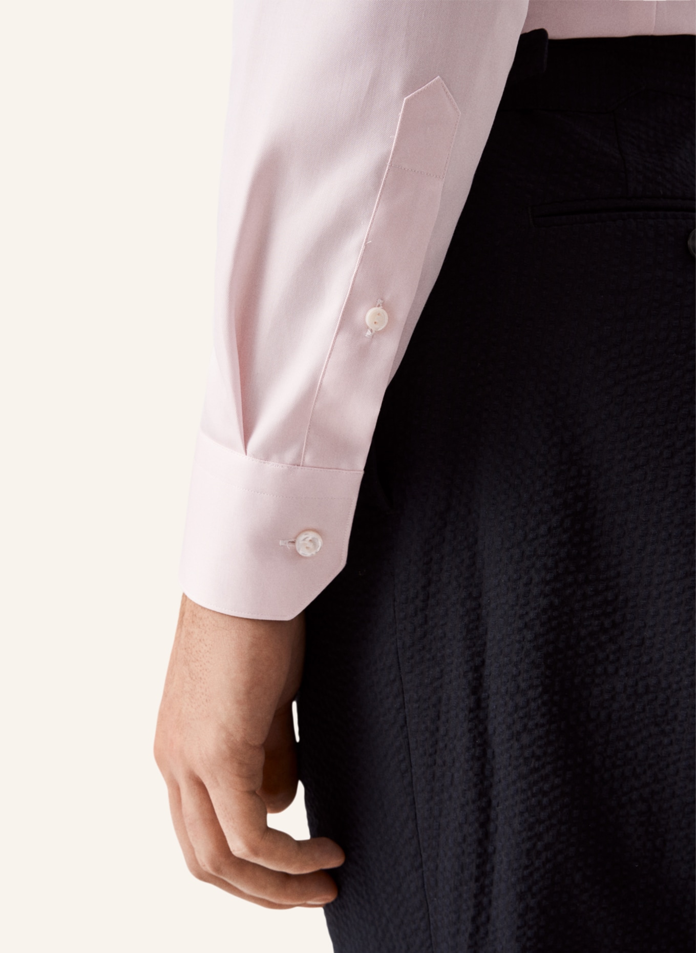 ETON Slim fit Twill-Hemd, Farbe: PINK (Bild 4)