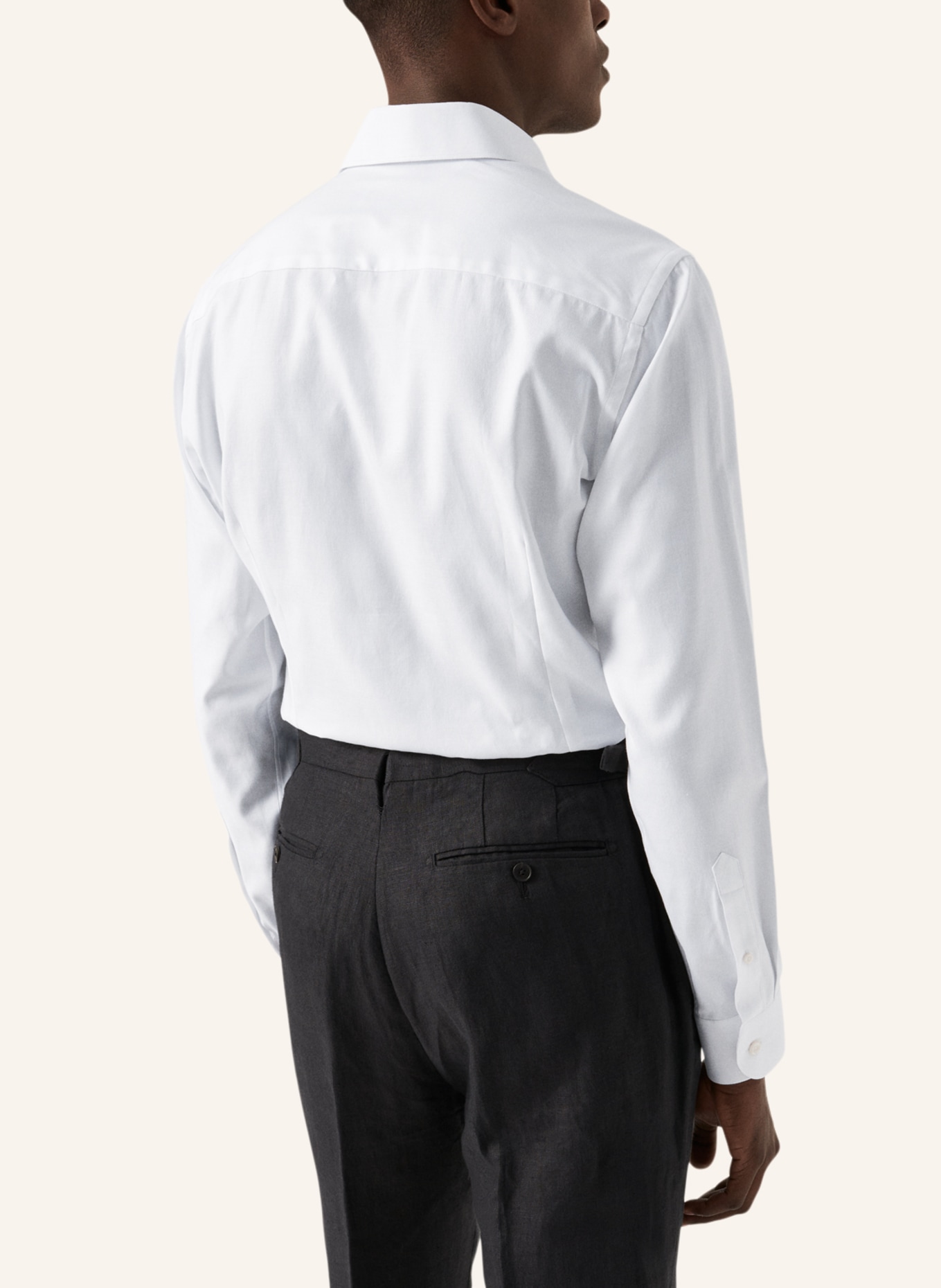 ETON Slim fit Twill-Hemd, Farbe: WEISS (Bild 2)