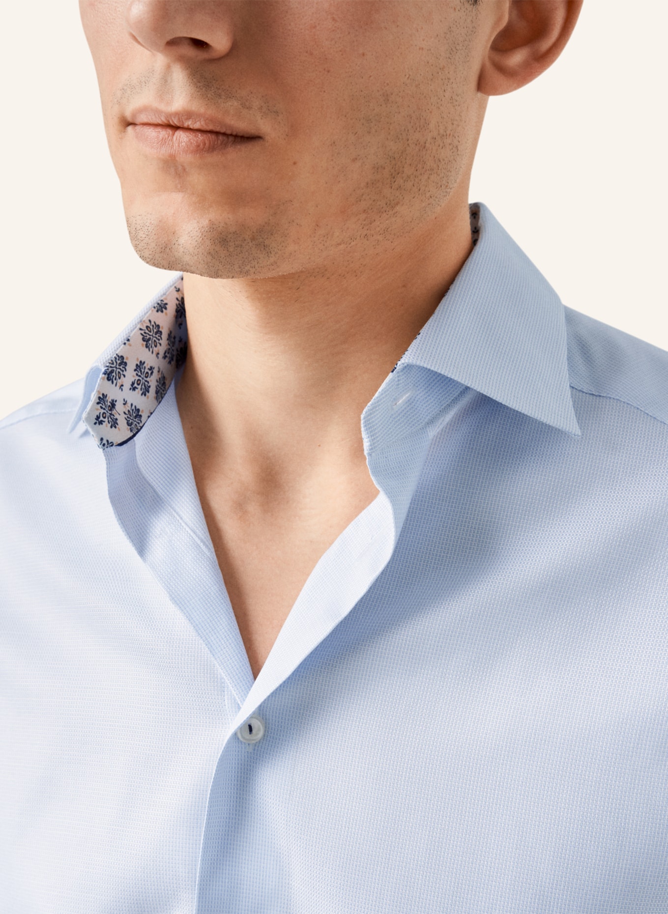ETON Contemporary fit Baumwoll-Tencel™-Hemd, Farbe: BLAU (Bild 3)