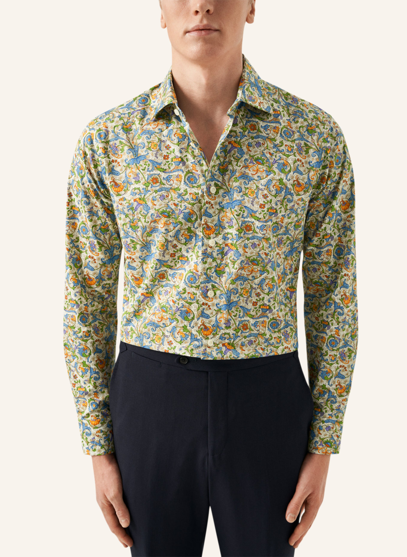 ETON Slim fit Signature Twill-skjorta, Farbe: WEISS (Bild 4)