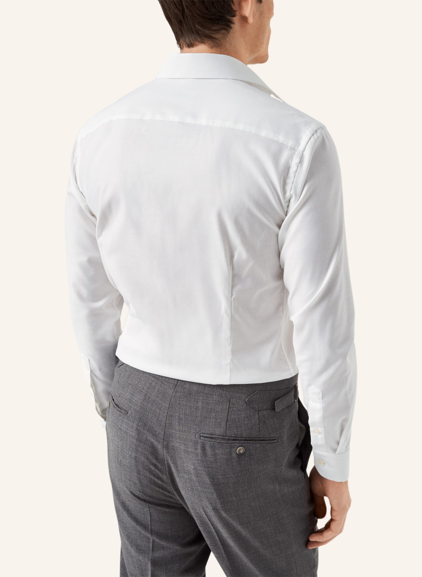 ETON Slim fit Baumwoll-Tencel™-Hemd, Farbe: WEISS (Bild 2)