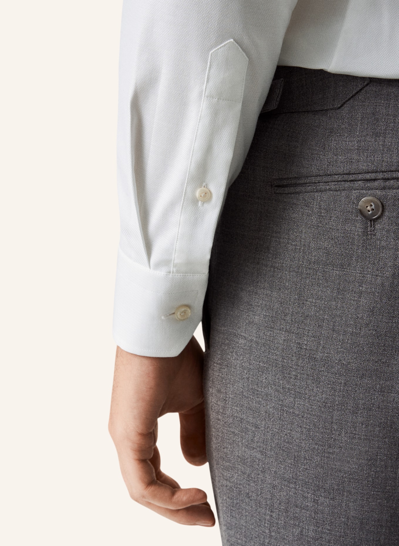 ETON Contemporary fit Baumwoll-Tencel™-Hemd, Farbe: WEISS (Bild 4)