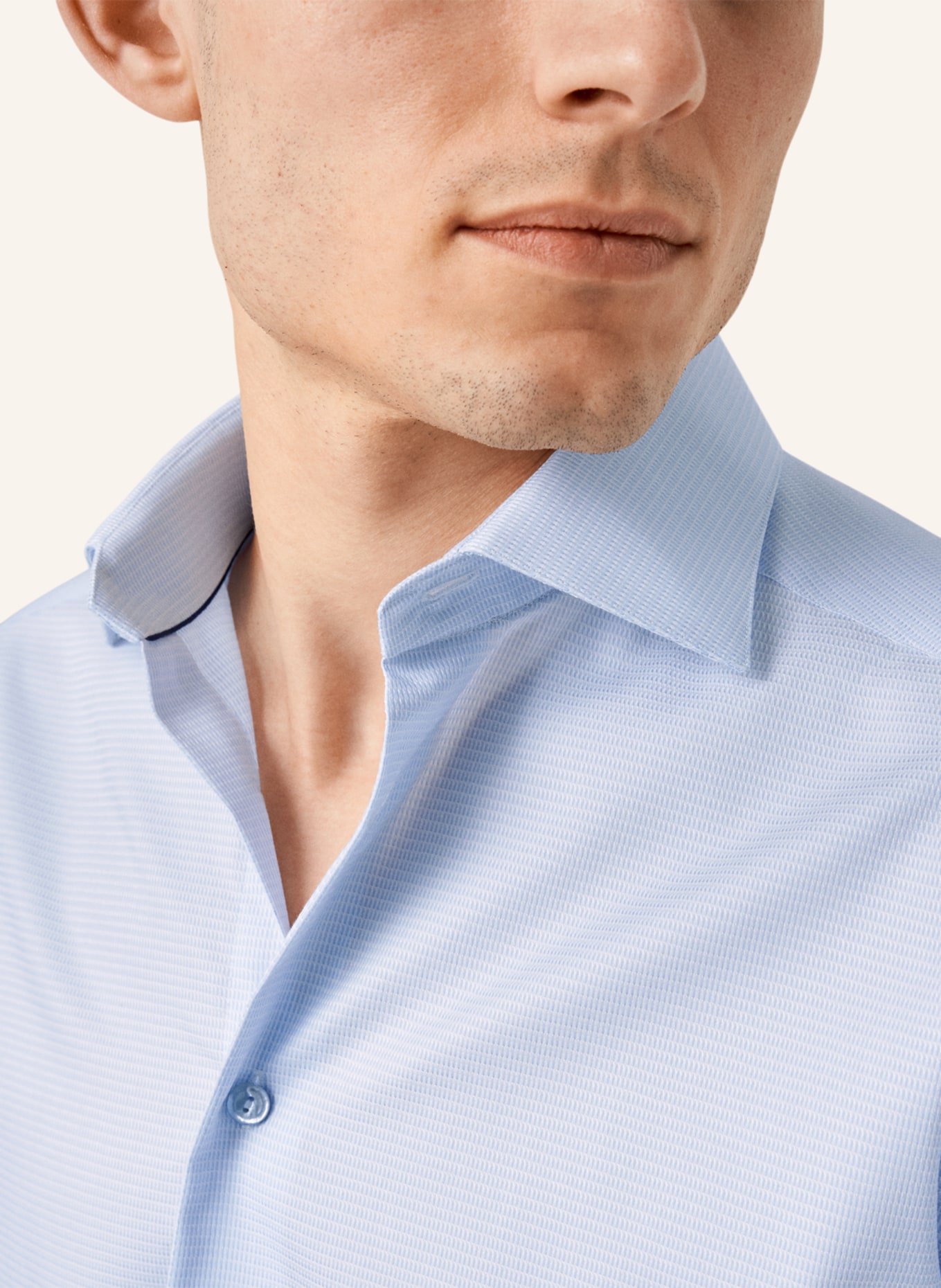 ETON Contemporary fit Piqué-Hemd, Farbe: BLAU (Bild 3)