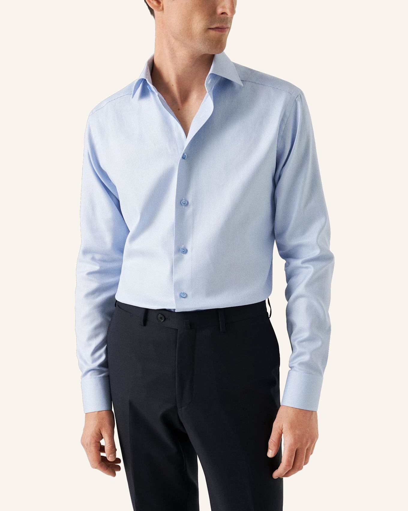 ETON Slim Fit Signature-Twill Hemd, Farbe: BLAU (Bild 5)