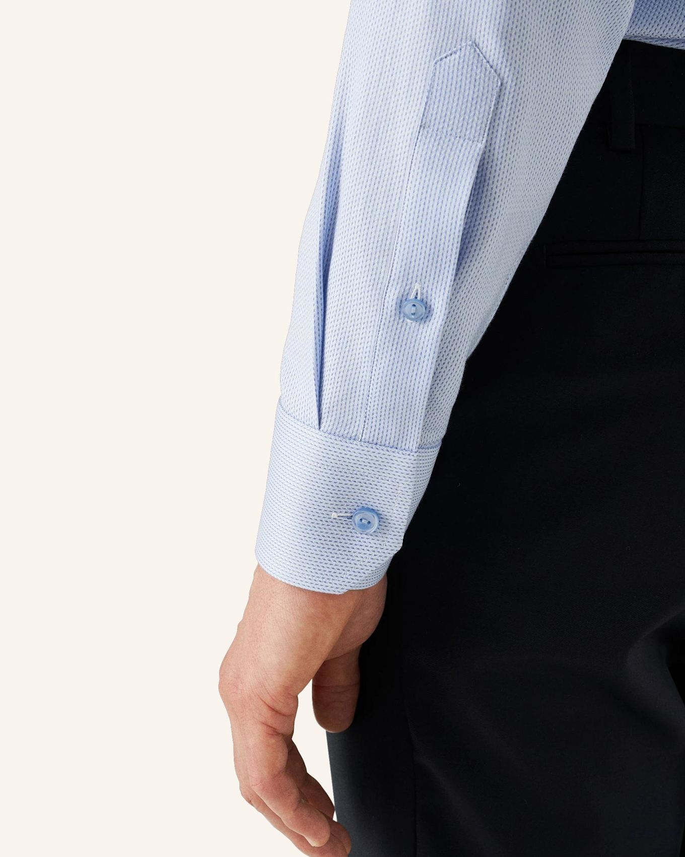 ETON Slim Fit Signature-Twill Hemd, Farbe: BLAU (Bild 4)