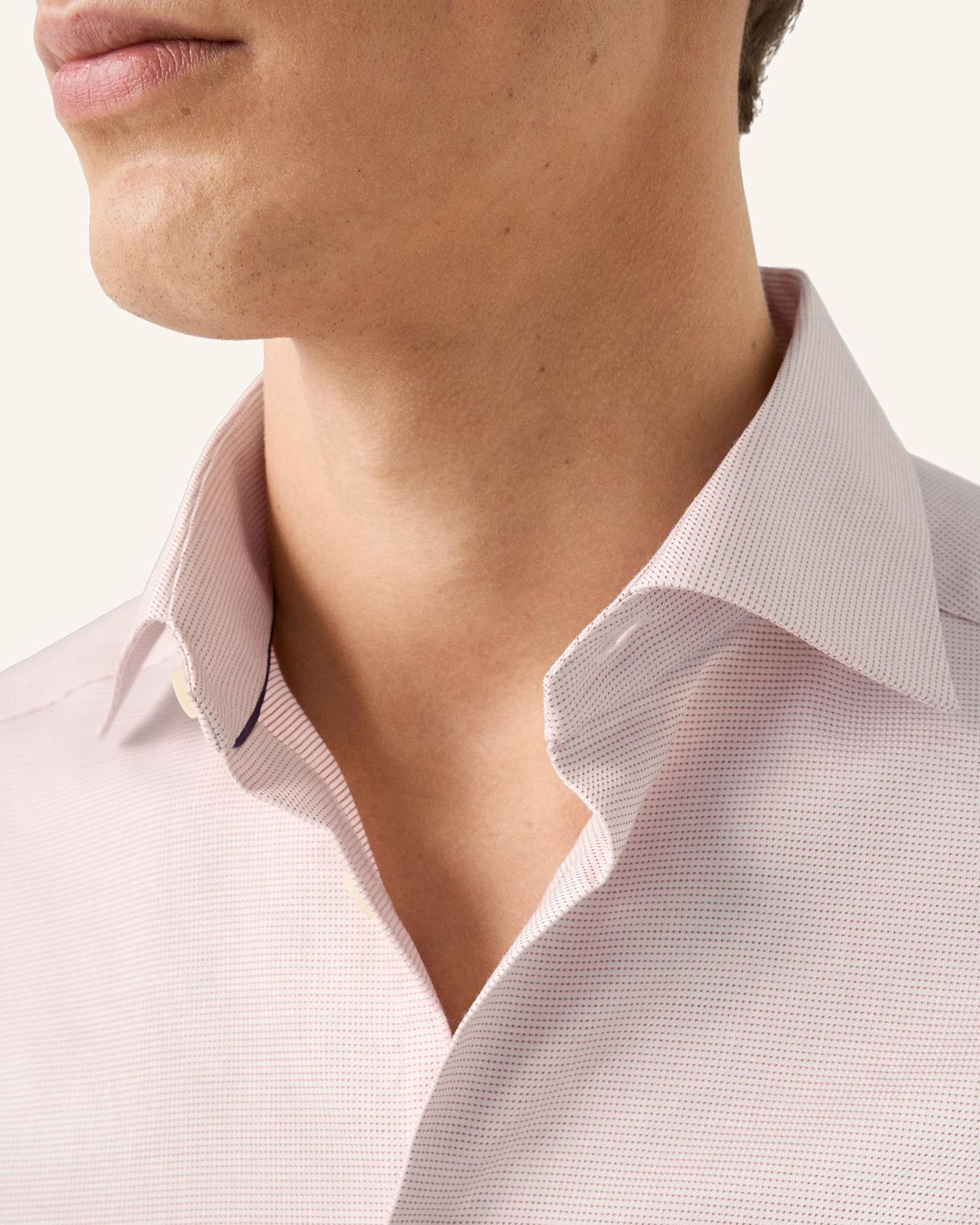 ETON Slim Fit Baumwoll-Tencel™ Hemd, Farbe: PINK (Bild 3)