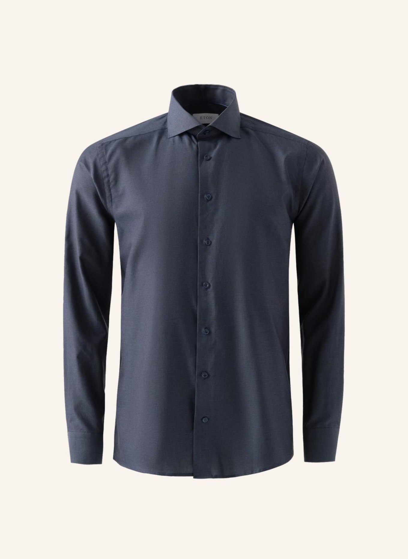 ETON Slim fit Signature-Dobby Hemd, Farbe: DUNKELBLAU (Bild 1)