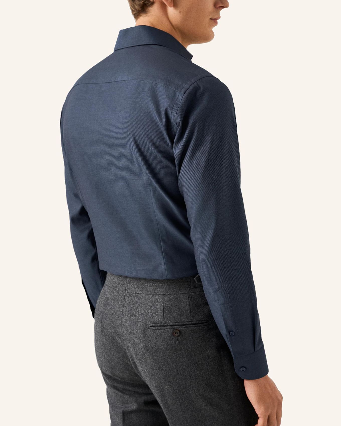 ETON Slim fit Signature-Dobby Hemd, Farbe: DUNKELBLAU (Bild 2)