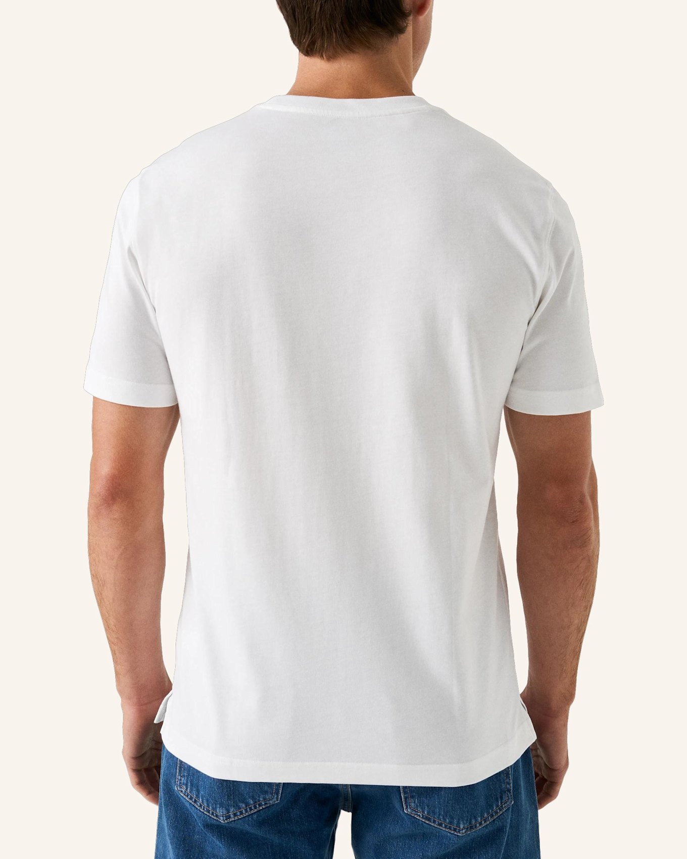 ETON T-Shirt Jersey Aus Supima-Baumwolle: WEISS