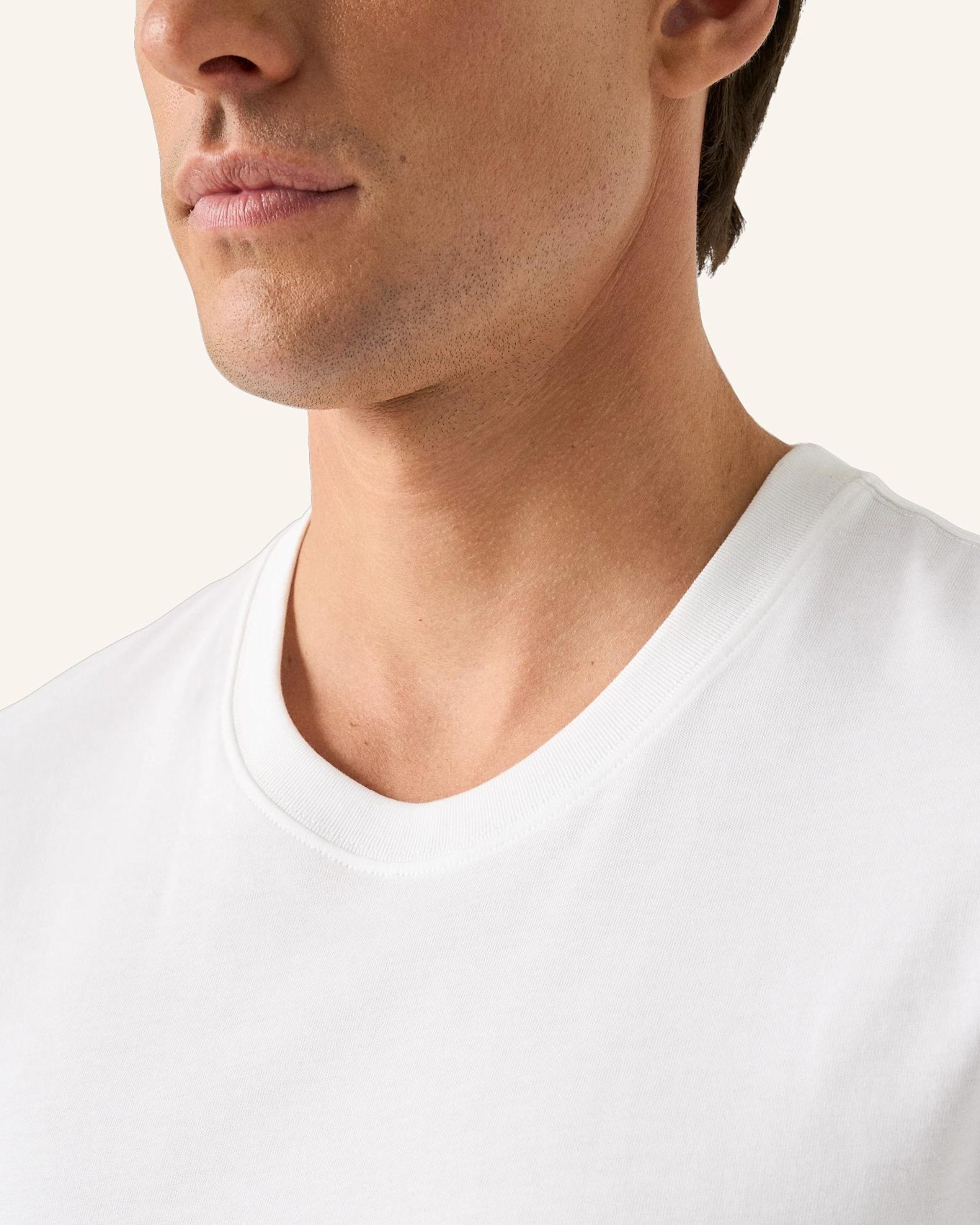 ETON T-Shirt Jersey Aus Supima-Baumwolle: WEISS