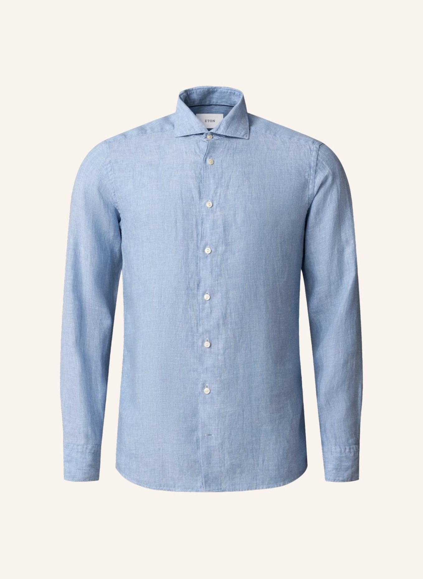 ETON Leinenhemd Contemporary Fit: BLAU