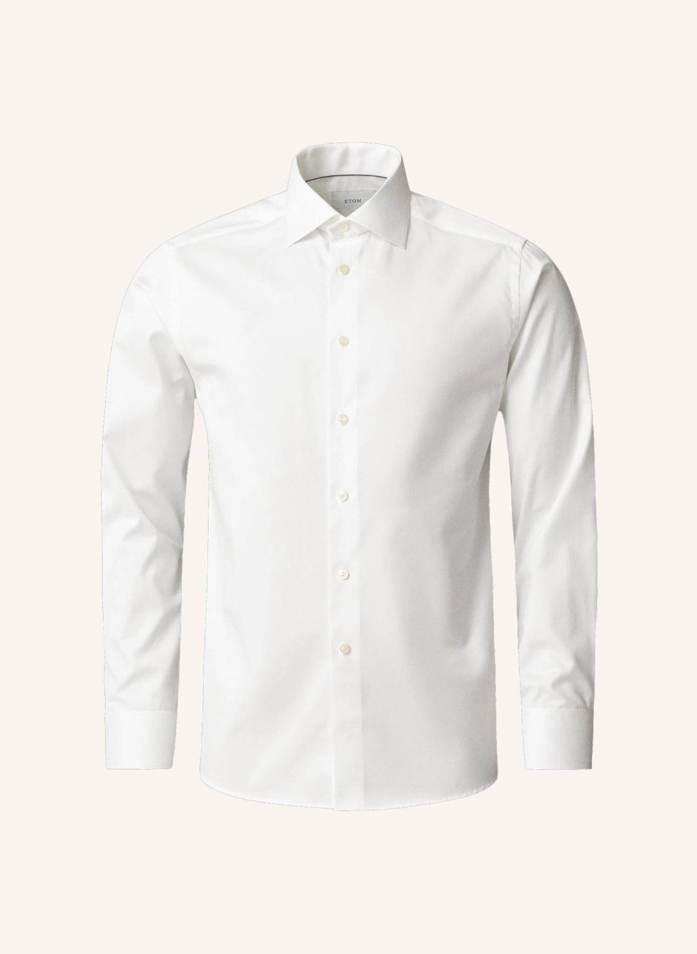 ETON Hemd Baumwolle Tencel™ Lyocell Slim Fit: WEISS