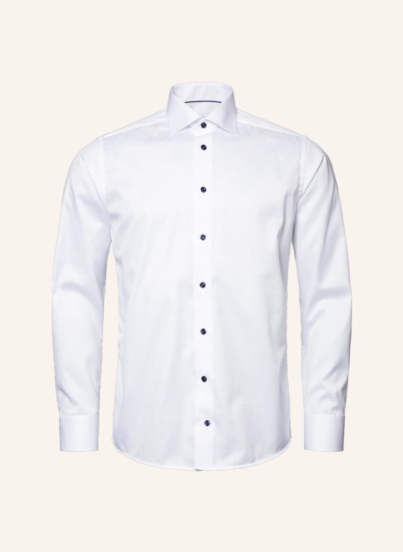 ETON Signature-Twill-Hemd Slim Fit: WEISS