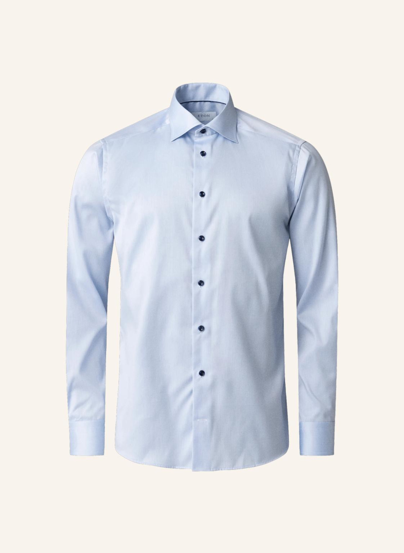 ETON Signature-Twill-Hemd Contemporary Fit: BLAU