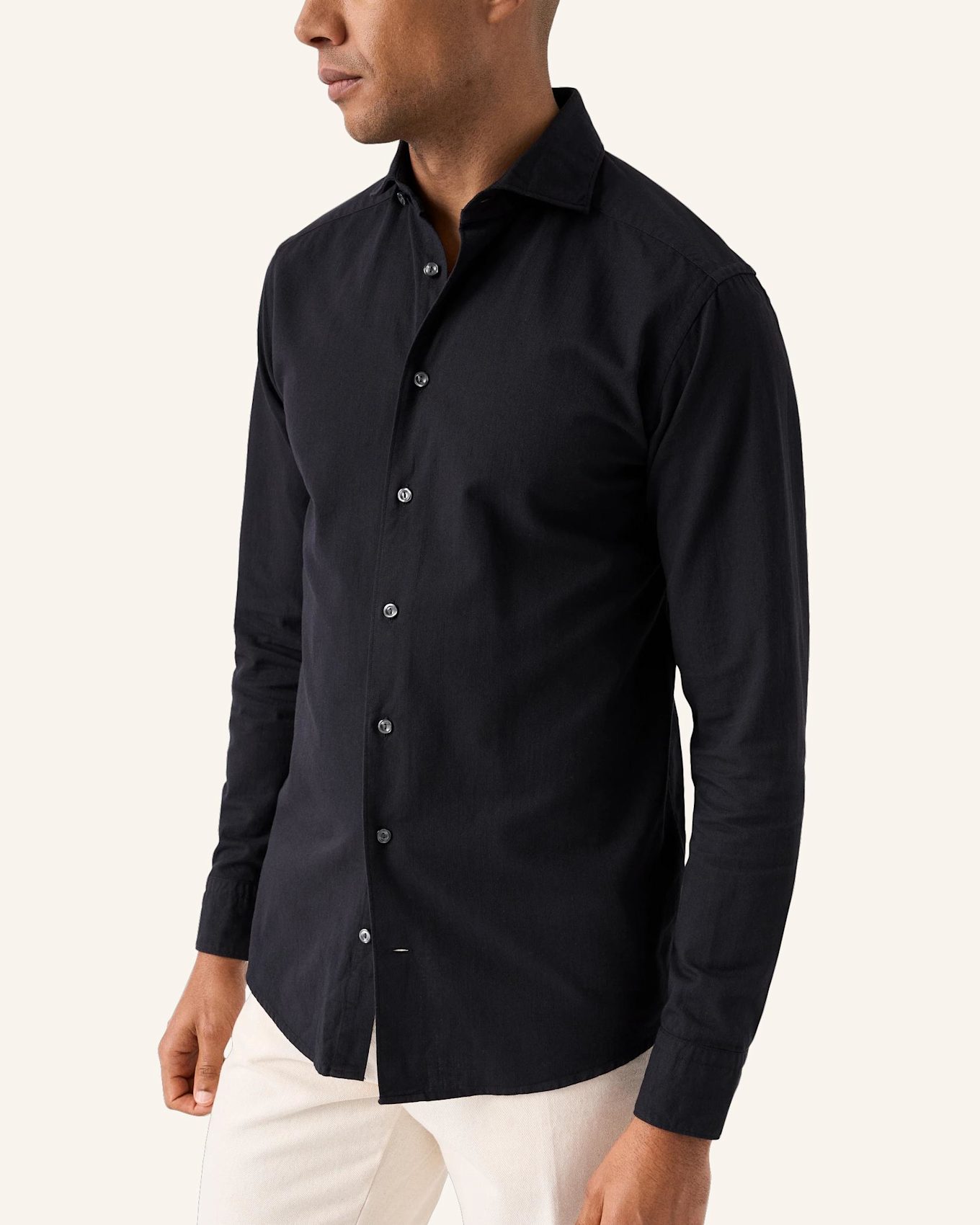 ETON Jeanshemd Contemporary Fit: SCHWARZ