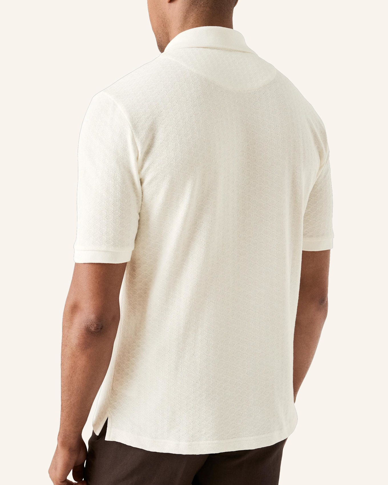 ETON Polohemd Aus Baumwolle: WEISS