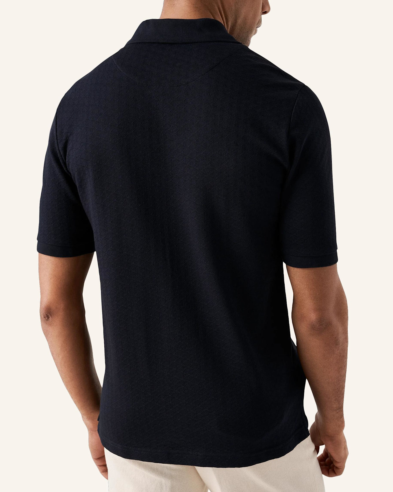 ETON Polohemd Aus Baumwolle: DUNKELBLAU