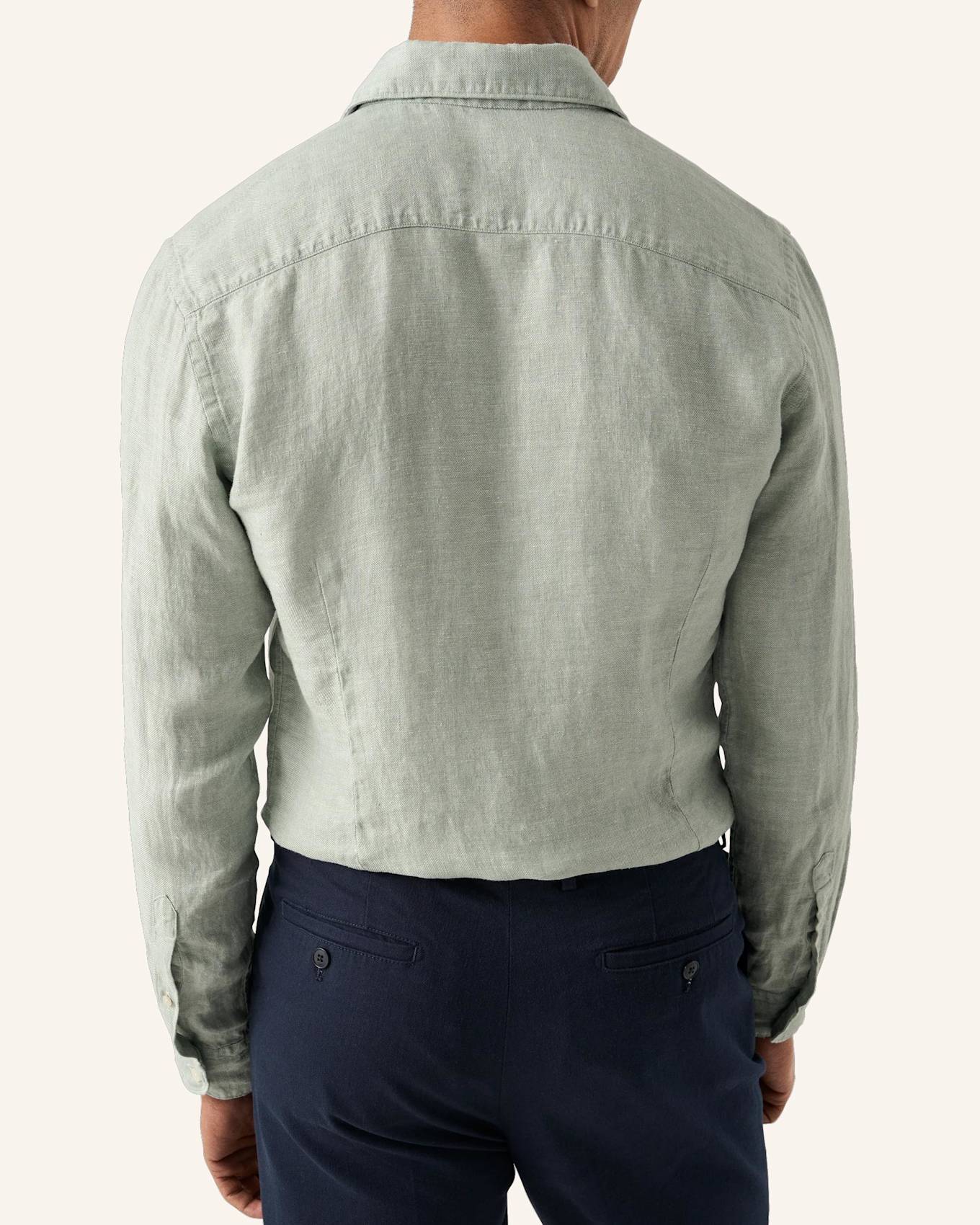 ETON Leinenhemd Contemporary Fit: GRÜN