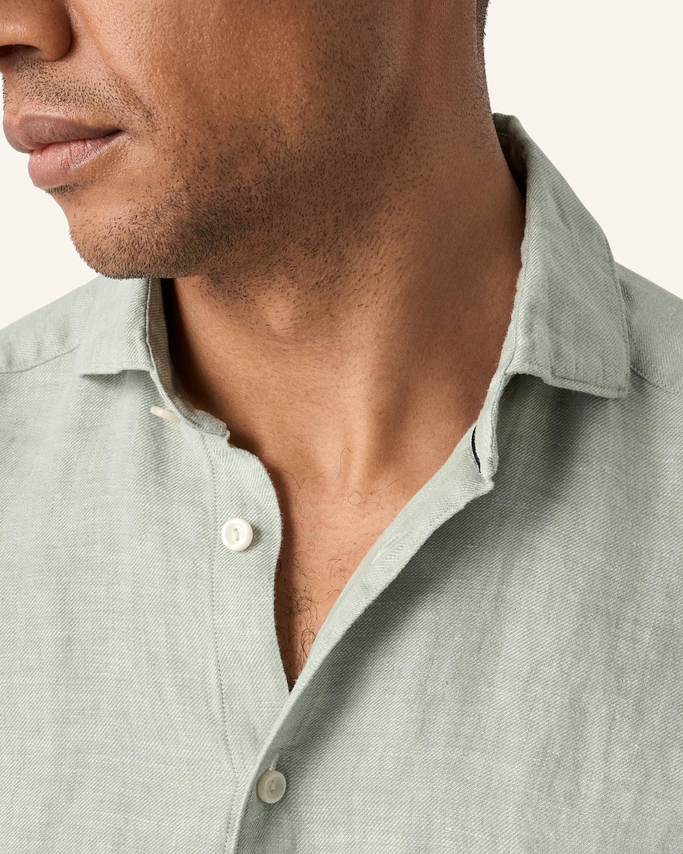 ETON Leinenhemd Contemporary Fit: GRÜN