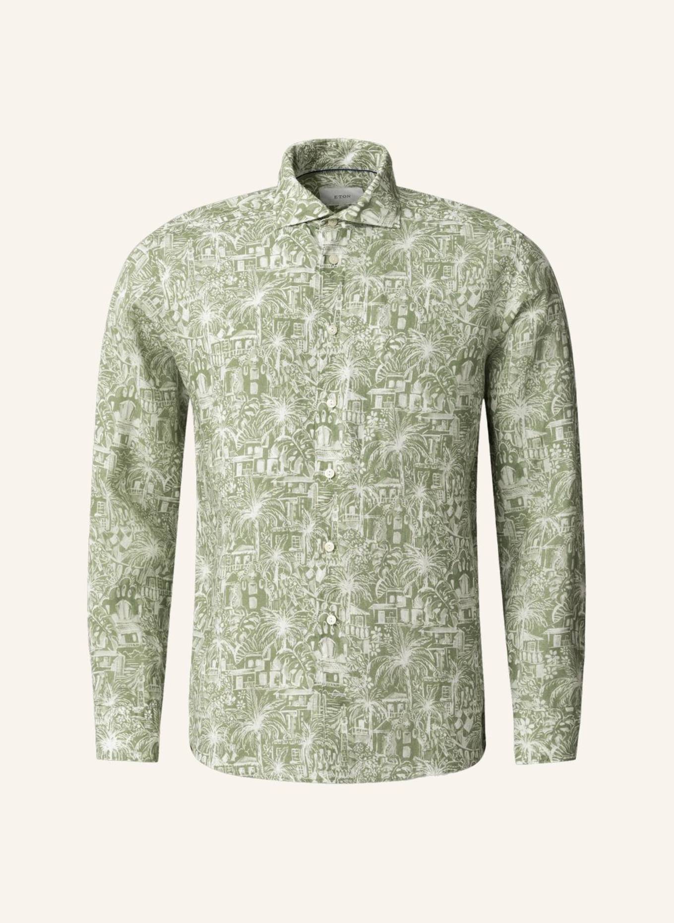 ETON Hemd Gaudí Garden Slim Fit: DUNKELGRÜN