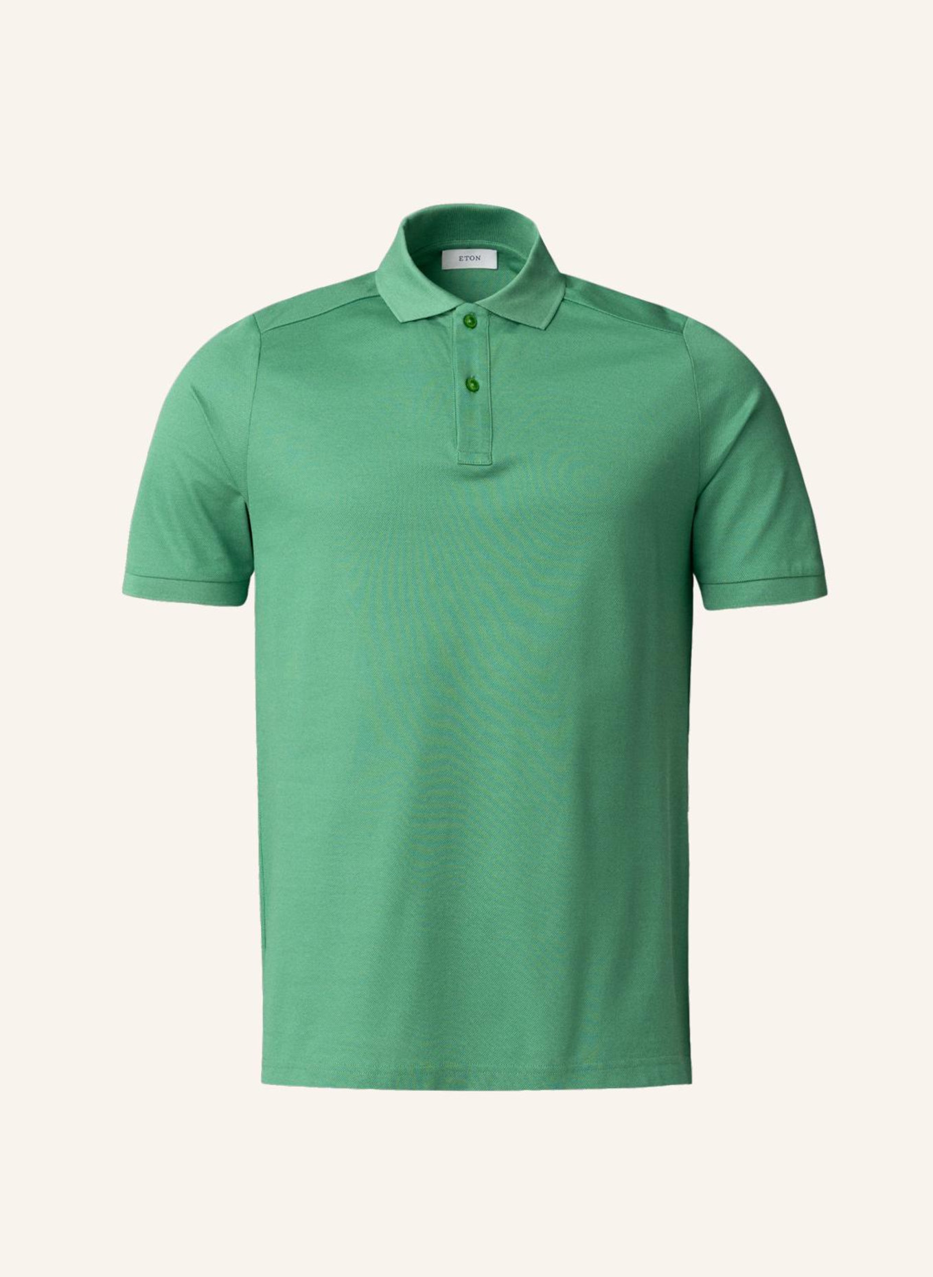 ETON Hemd Filo Di Scozia Baumwolle Piqué Regular Fit: GRÜN