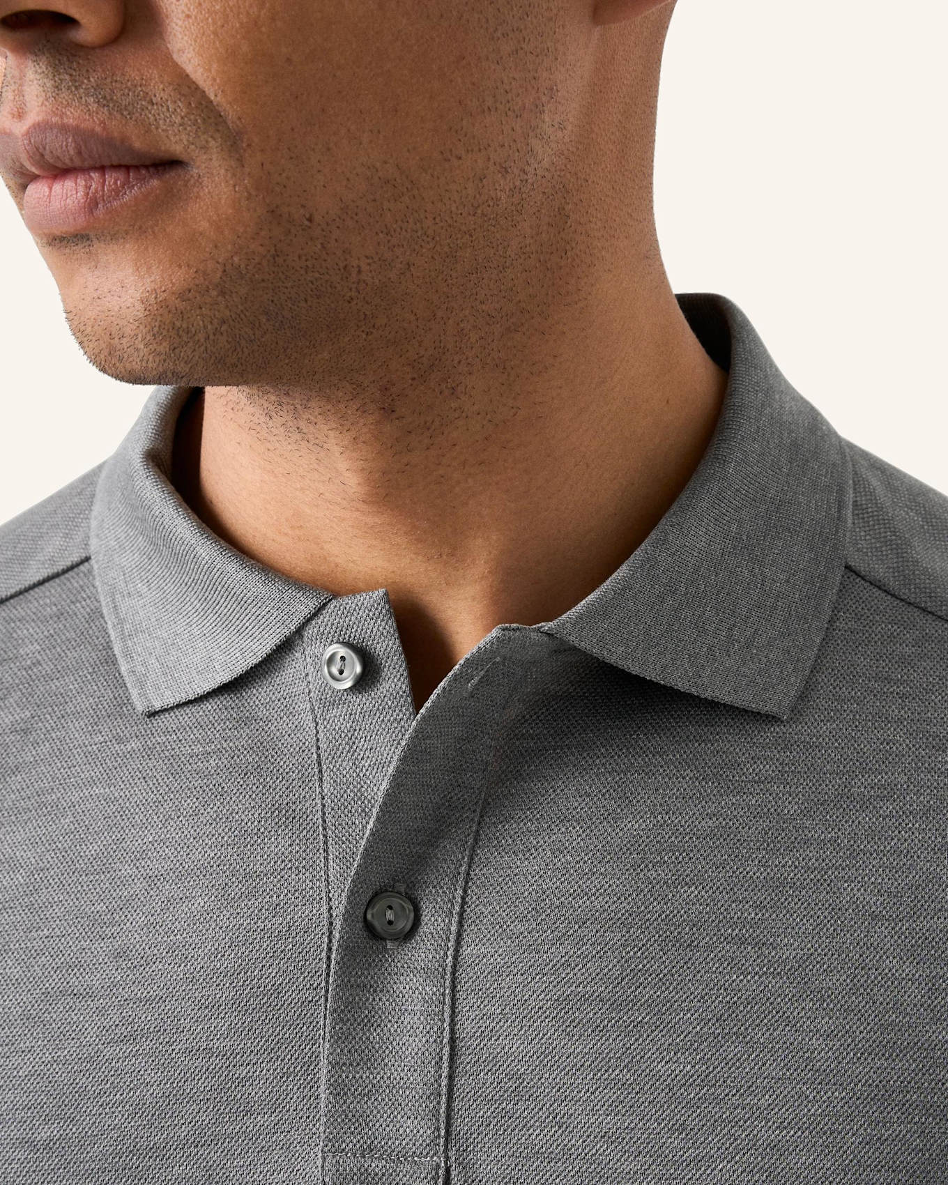 ETON Hemd Filo Di Scozia Baumwolle Piqué Regular Fit: DUNKELGRAU