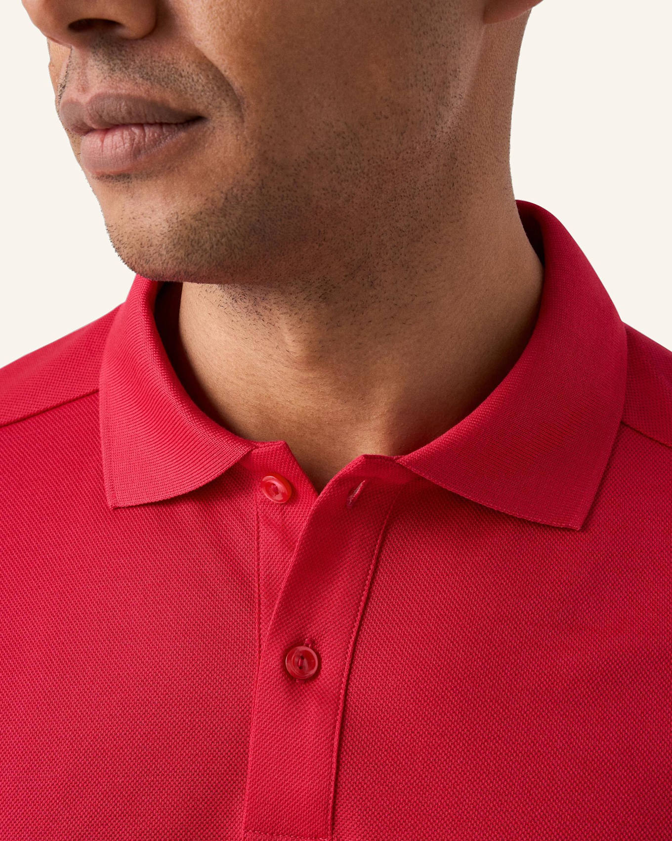 ETON Hemd Filo Di Scozia Baumwolle Piqué Regular Fit: ROT