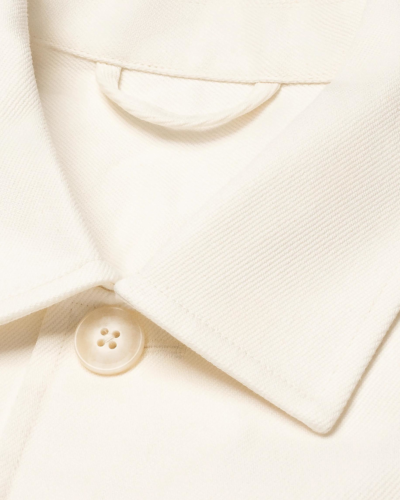 ETON Jeanshemd Overshirt Aus Denim: WEISS