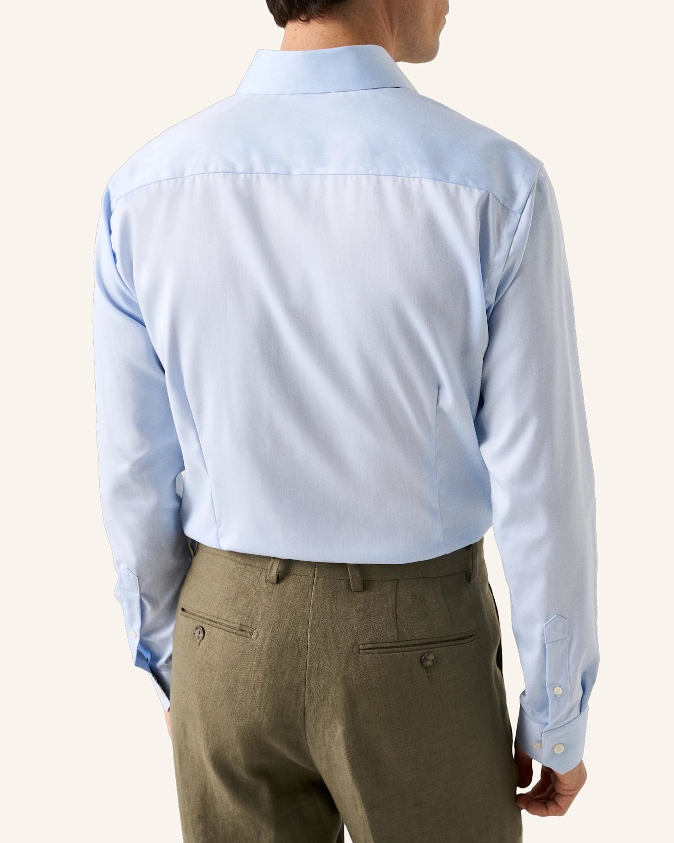 ETON Signature Twill Hemd mit Paisley-Effekt Super Slim Fit: BLAU