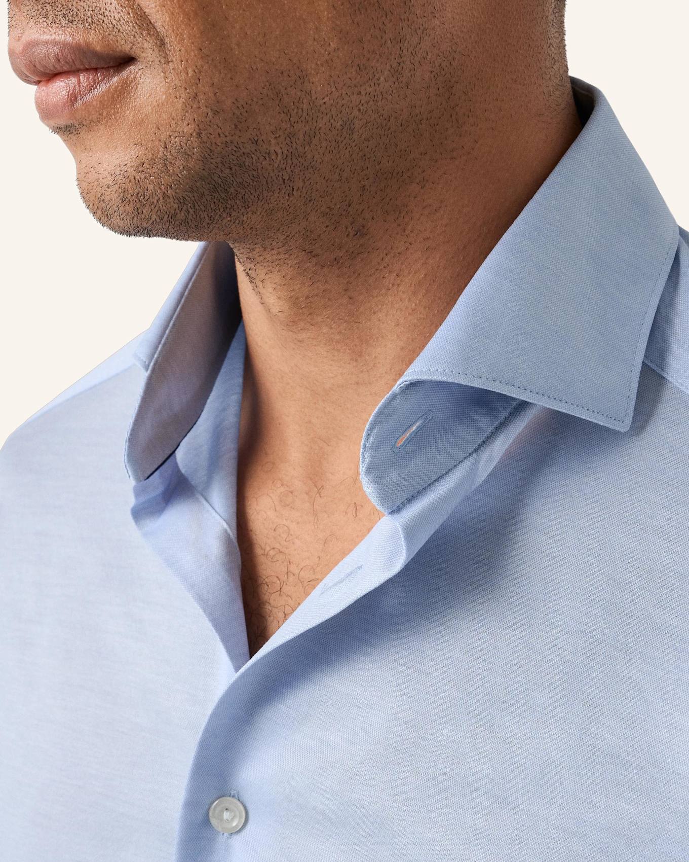 ETON Filo di Scozia Oxford Hemd Contemporary Fit: BLAU