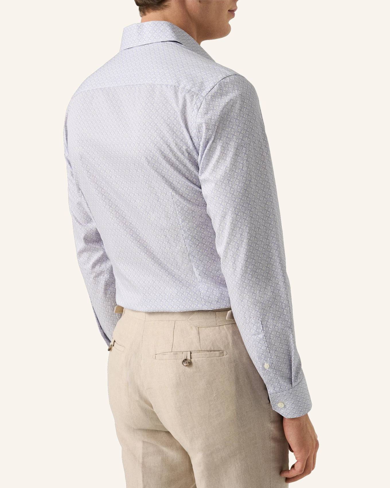 ETON Geometrisches Signature Twill Hemd Slim Fit: PINK