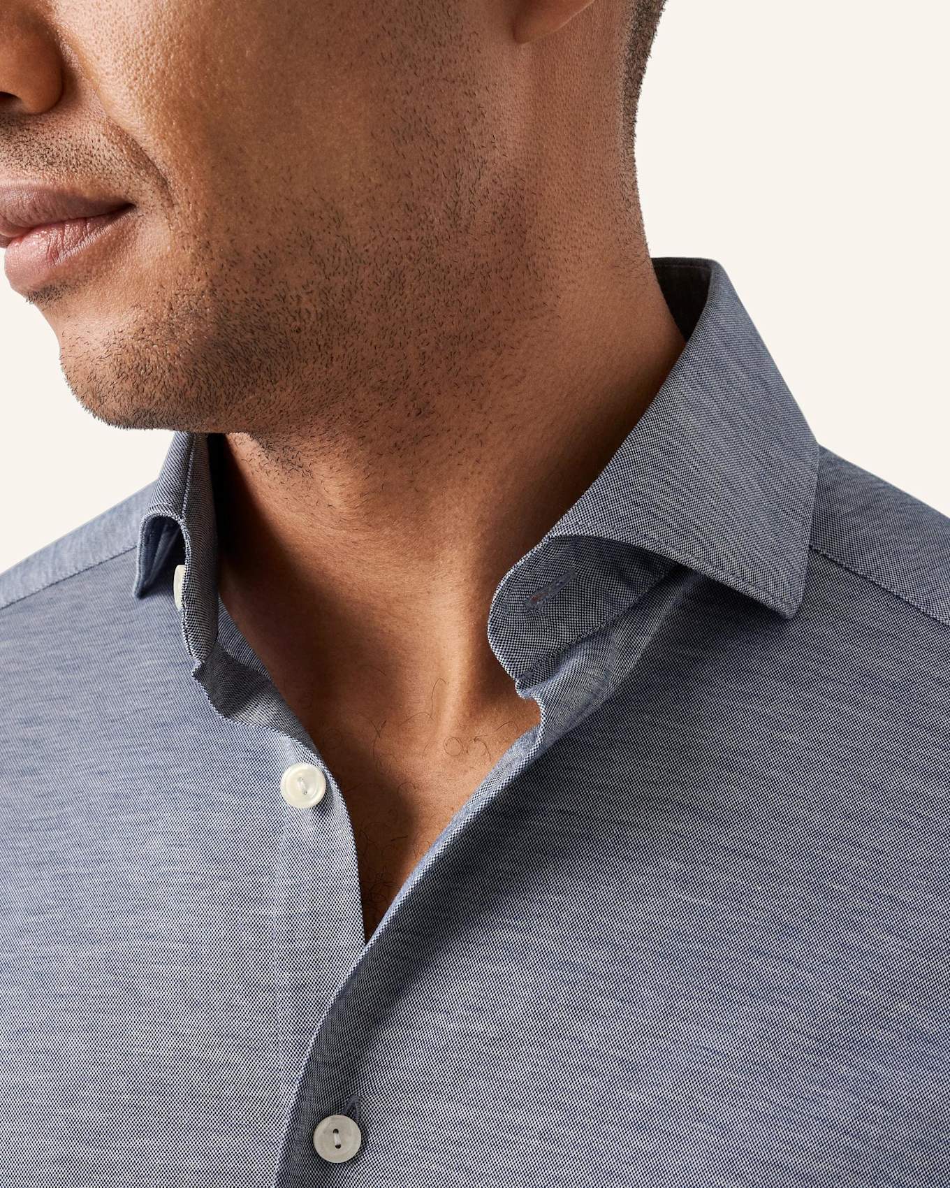 ETON Filo di Scozia Oxford Hemd Contemporary Fit: BLAU