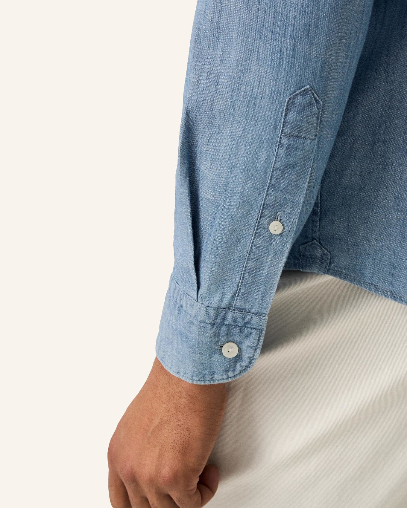 ETON Jeanshemd Slim Fit: BLAU