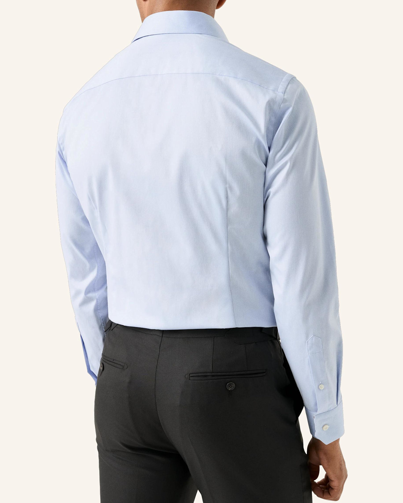 ETON Signature-Twill-Hemd Contemporary fit: BLAU