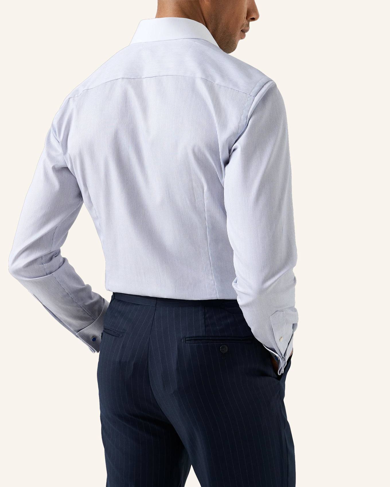 ETON Signature-Twill-Hemd gestreift Blau Slim fit: DUNKELBLAU