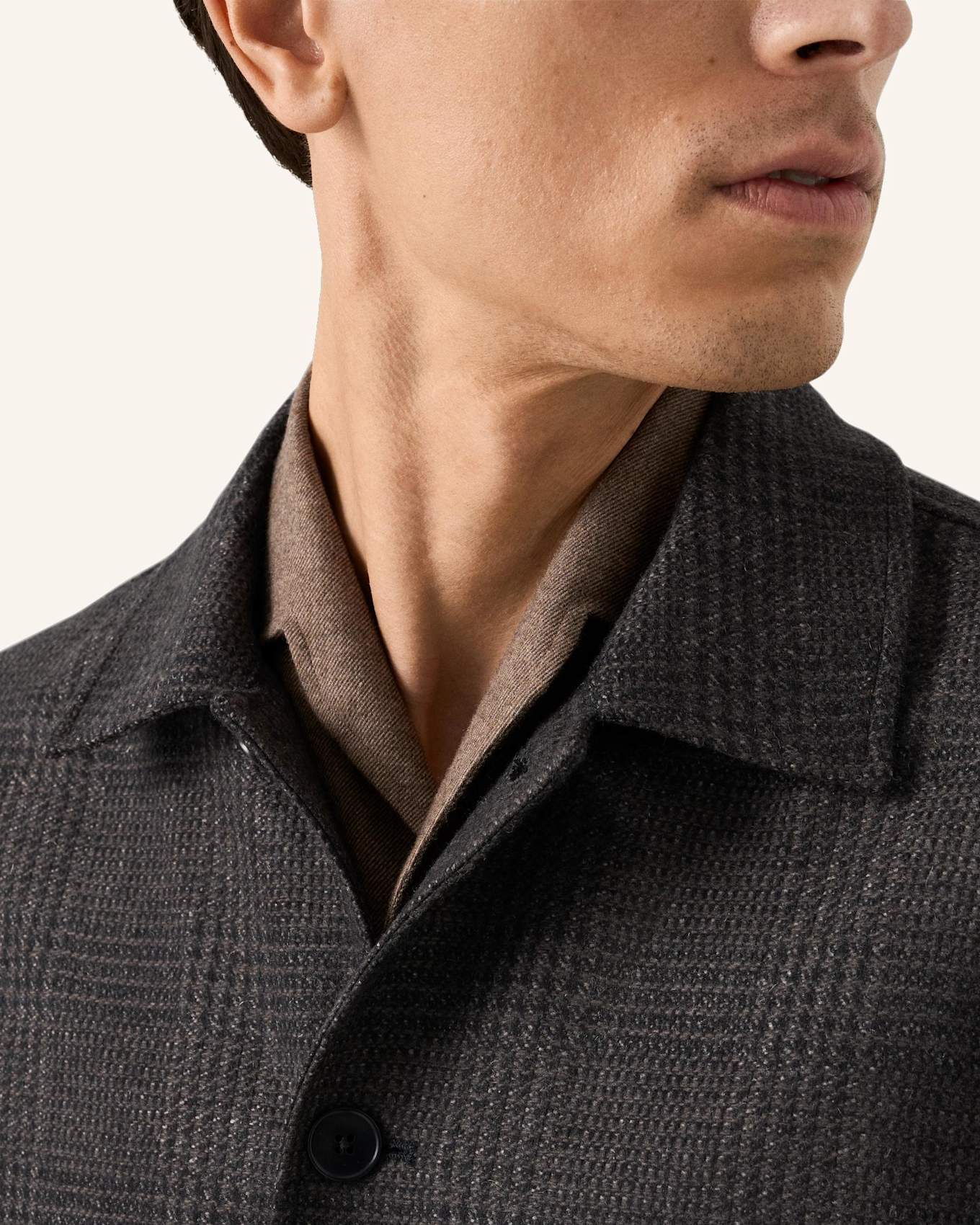 ETON Woll-Kaschmir-Jacke: DUNKELGRAU