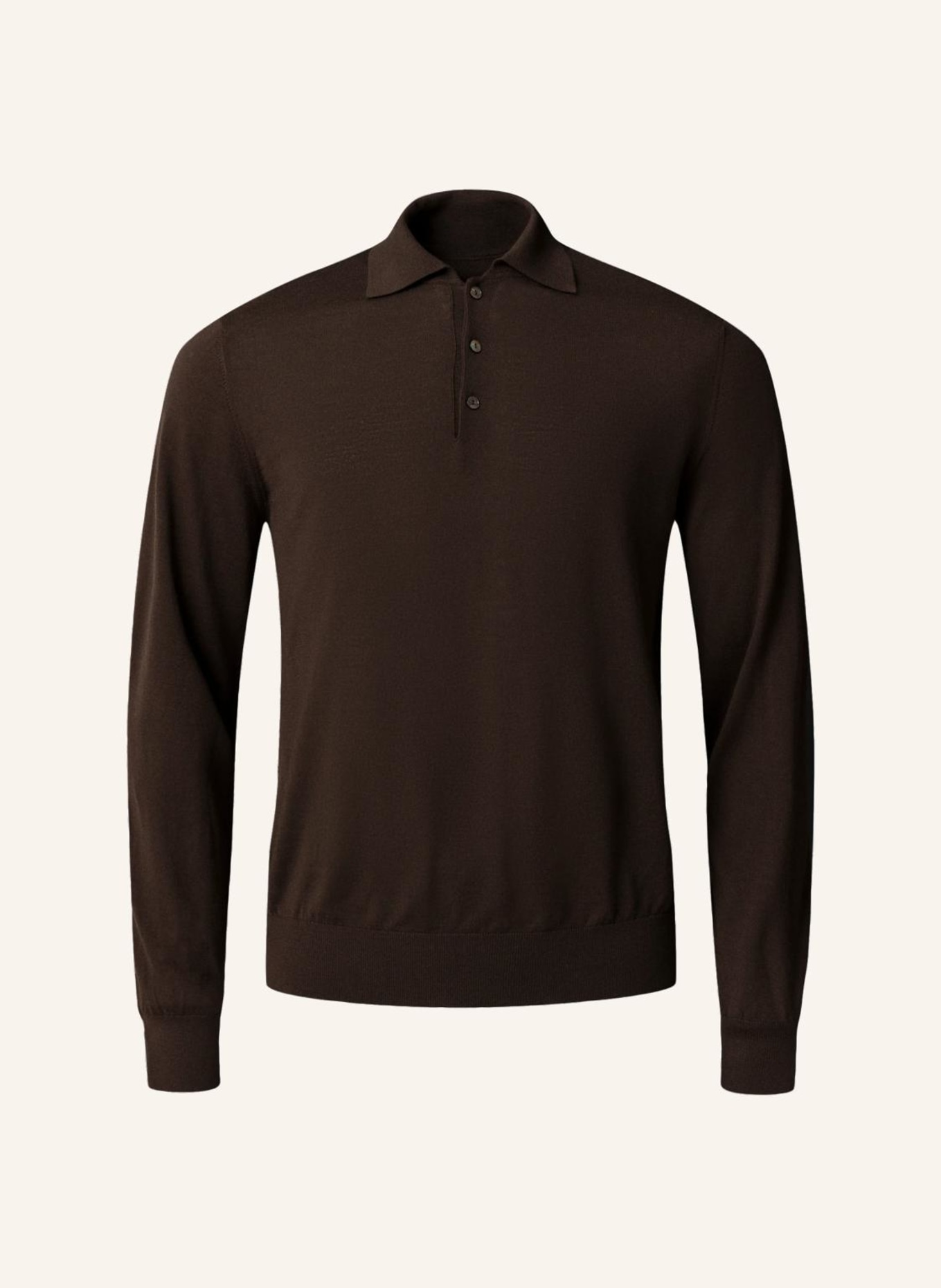 ETON Feinstrick-Polohemd: BRAUN