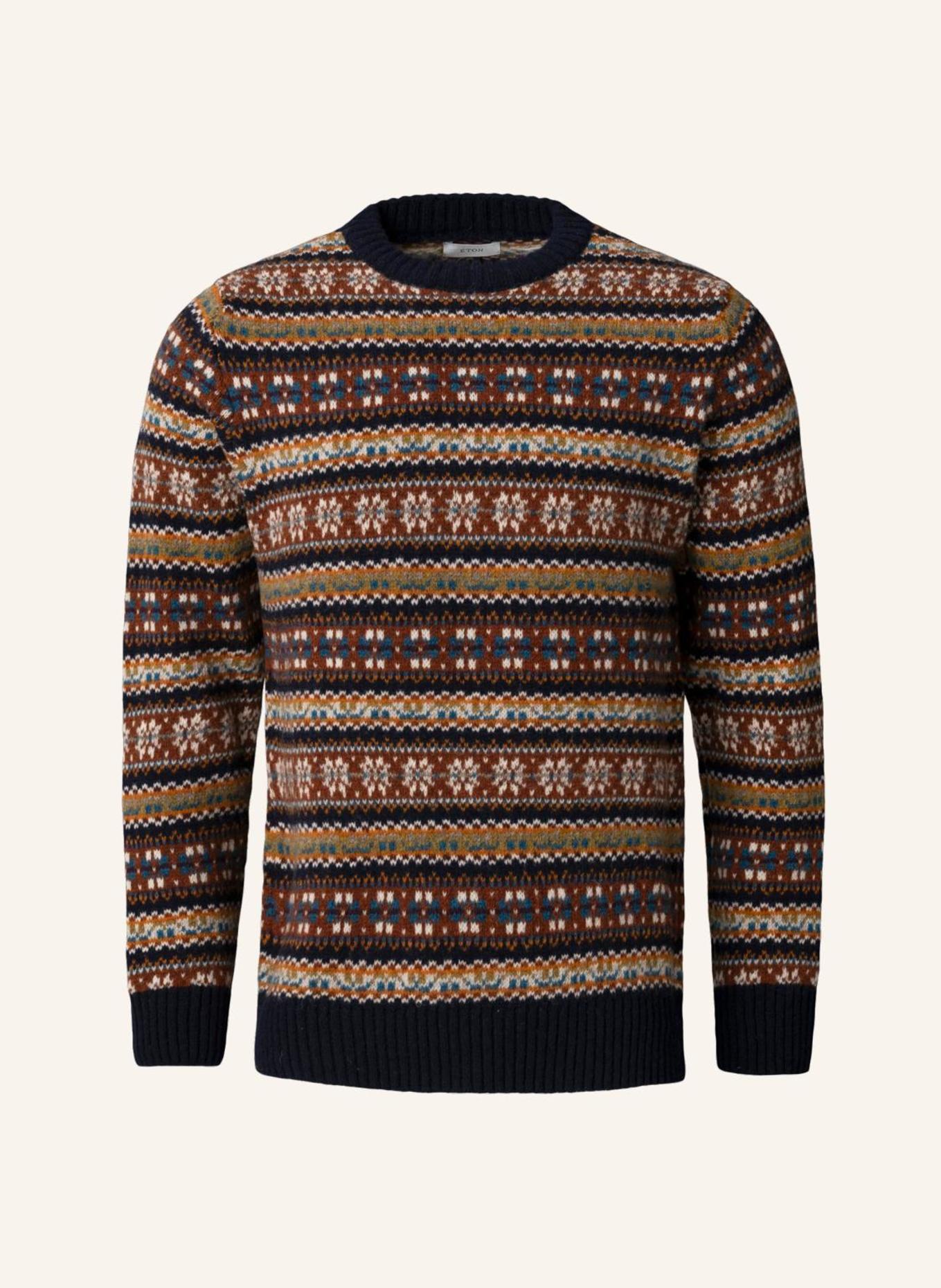 ETON Fair-Isle-Pullover: BEIGE