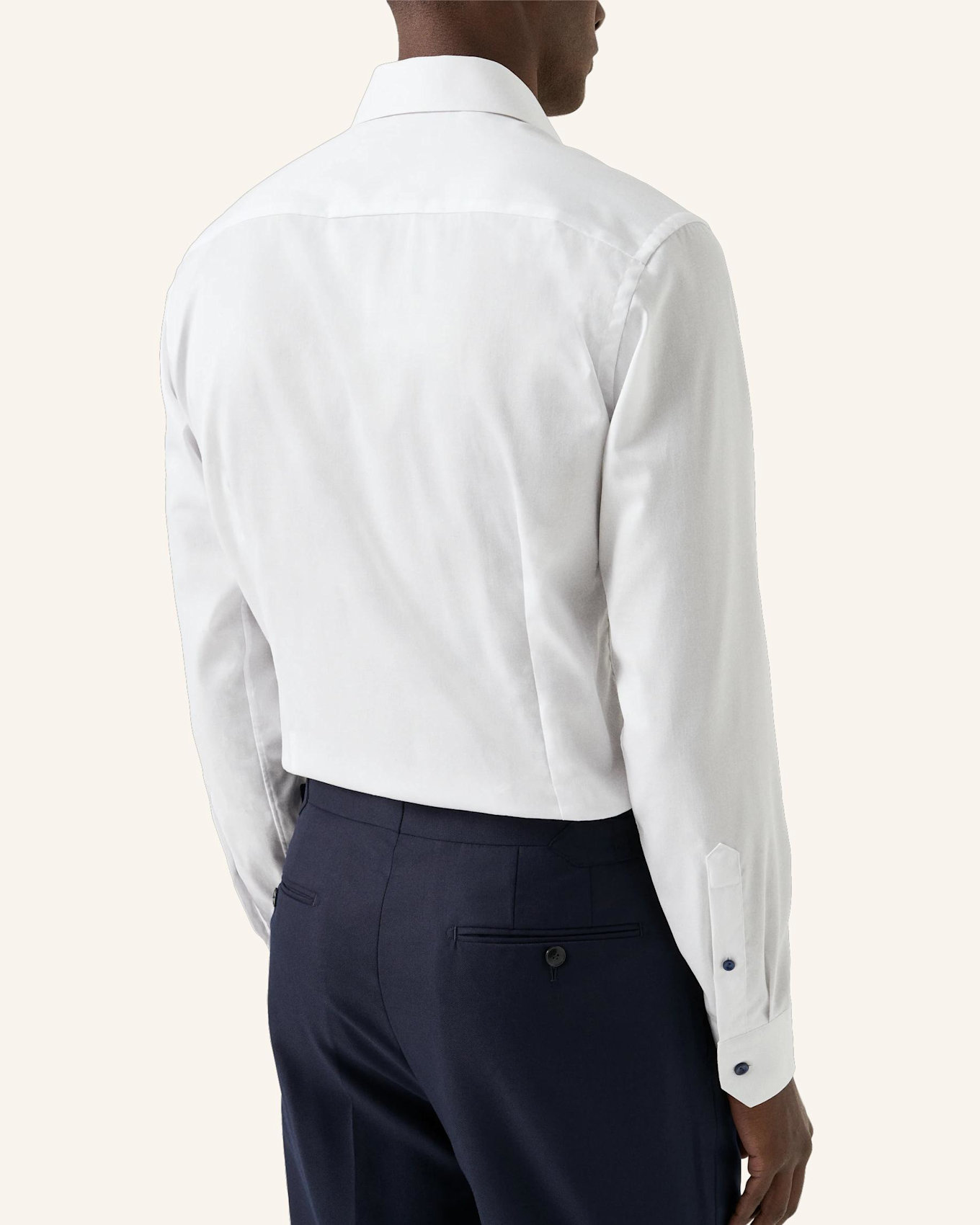 ETON Signature-Twill-Hemd Contemporary Fit: WEISS