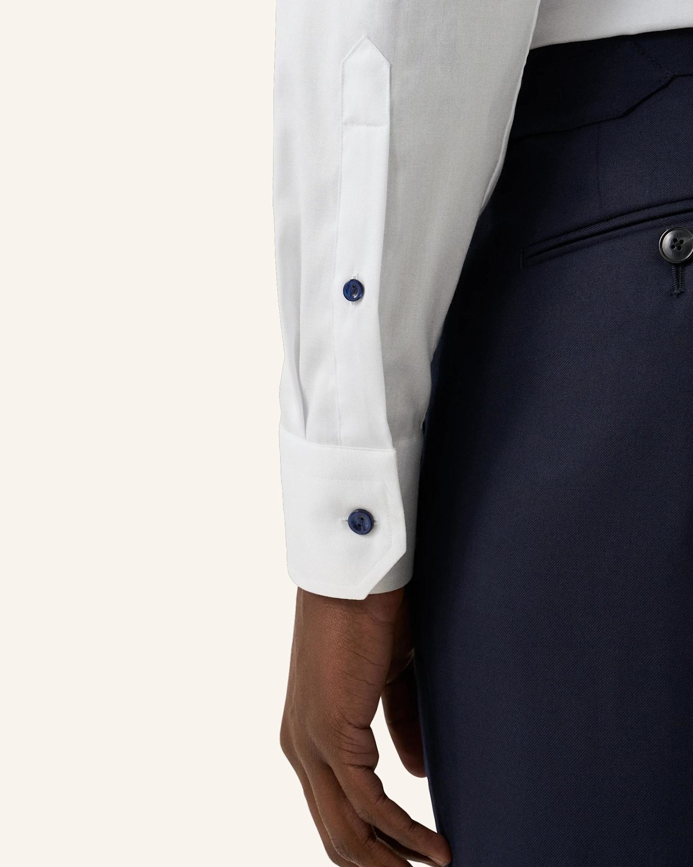 ETON Signature-Twill-Hemd Contemporary Fit: WEISS