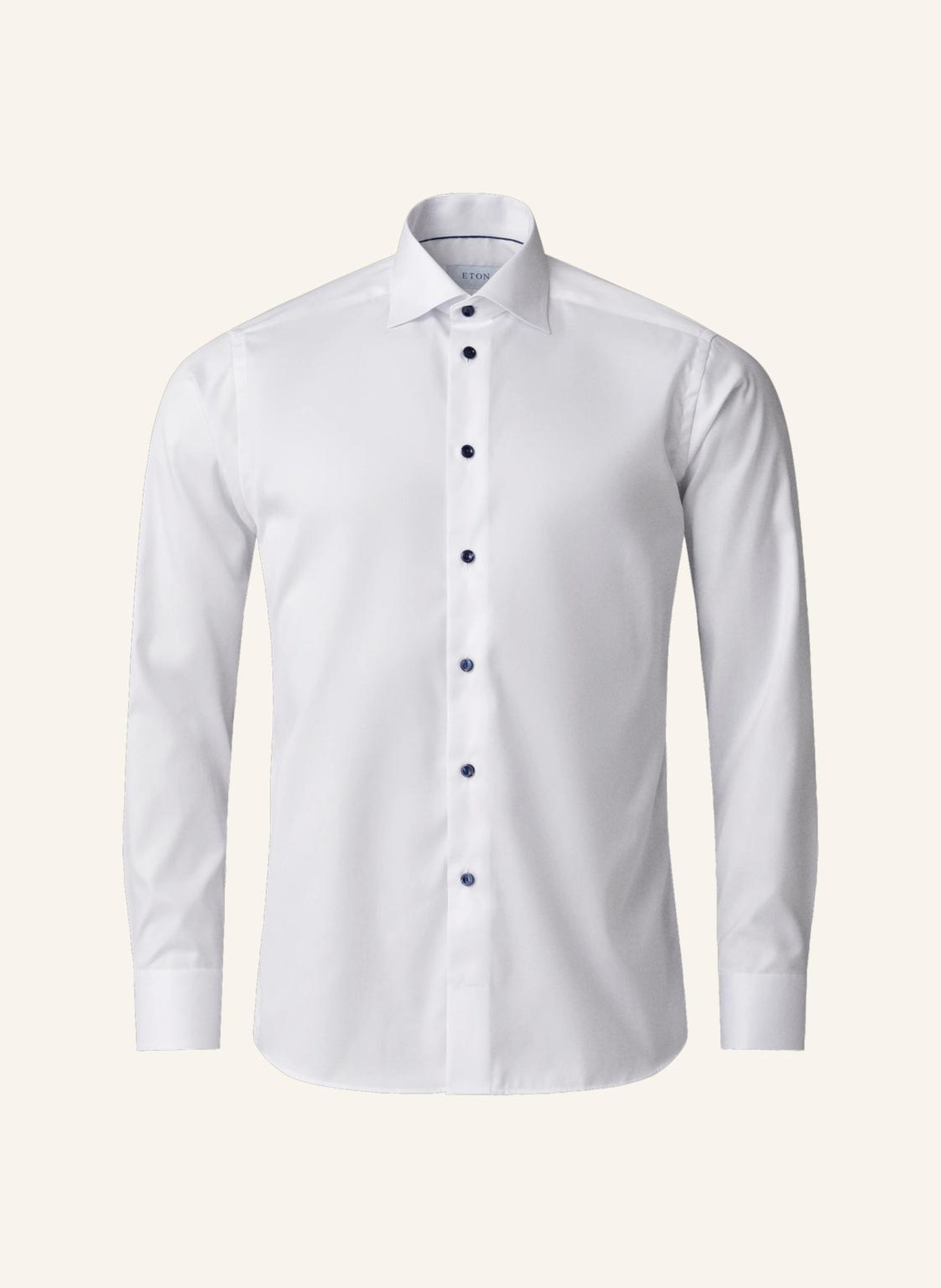 ETON Signature-Twill-Hemd Contemporary Fit: WEISS