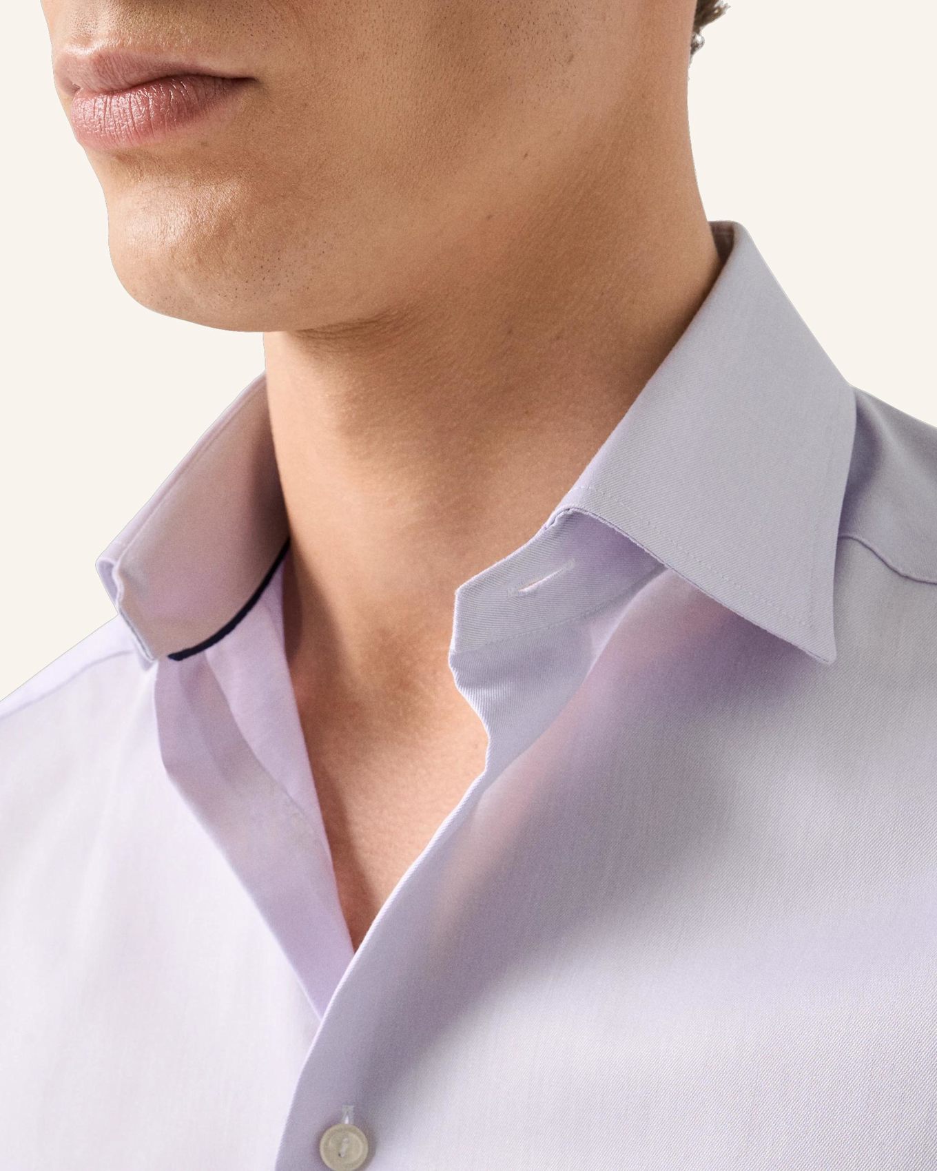 ETON Signature-Twill-Hemd Contemporary Fit: LILA