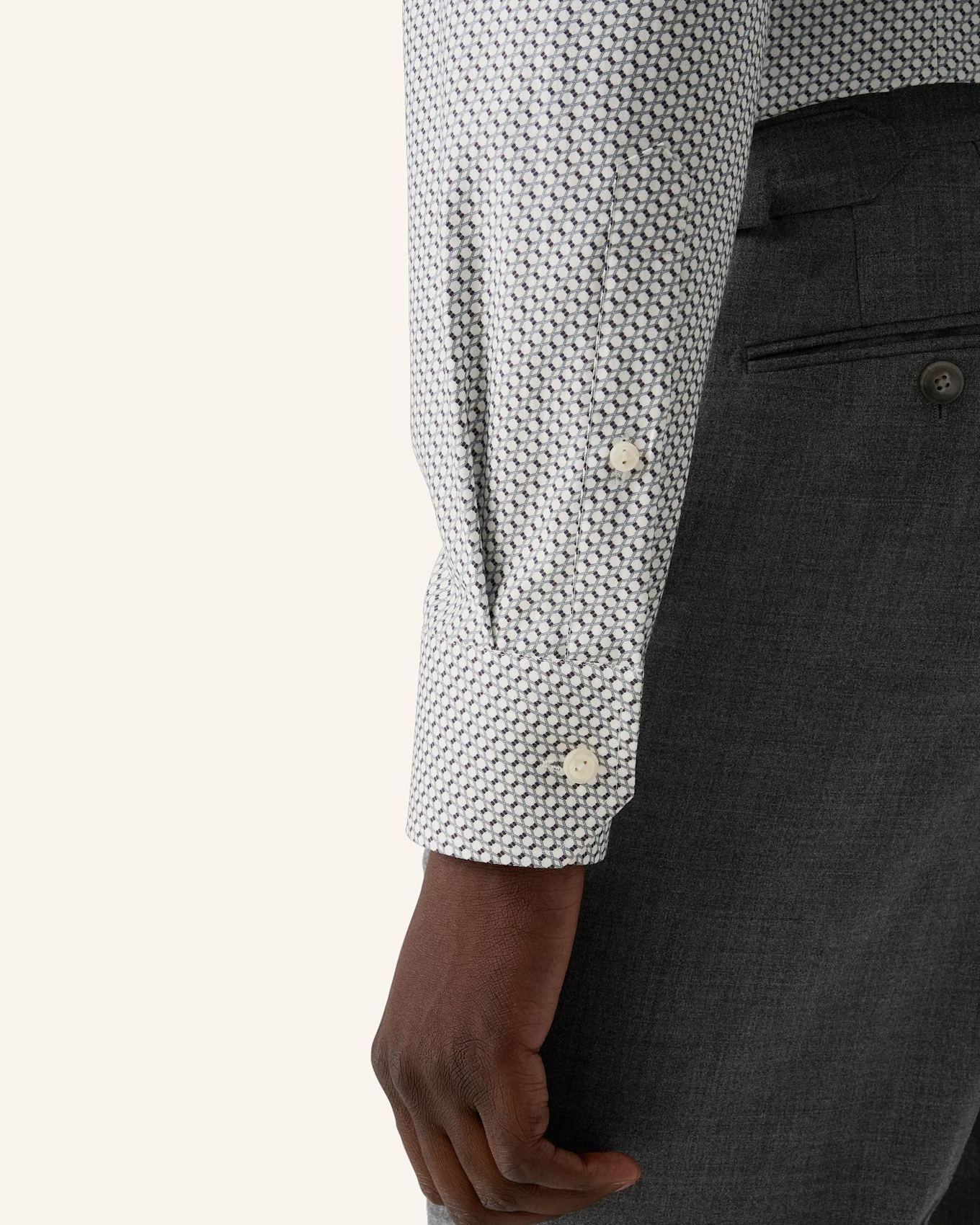 ETON Geometrisch Signature Twill-Hemd Contemporary Fit: BLAU