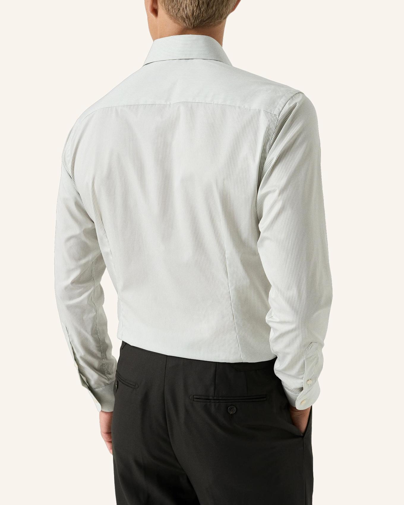 ETON Gestreiftes Fine Twill-Hemd Slim Fit: HELLGRÜN