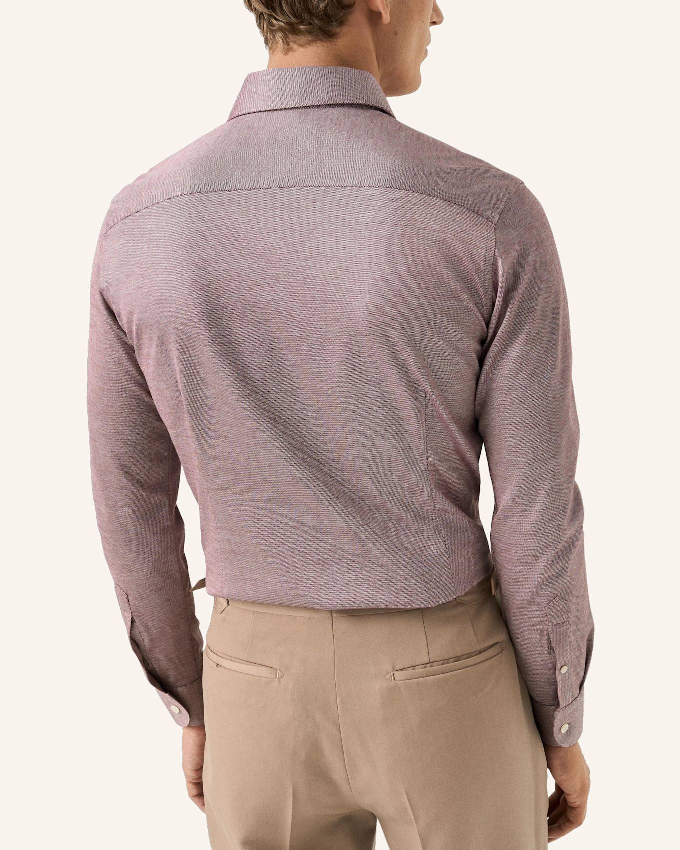 ETON Filo di Scozia Jersey-Hemd Contemporary Fit: ROT