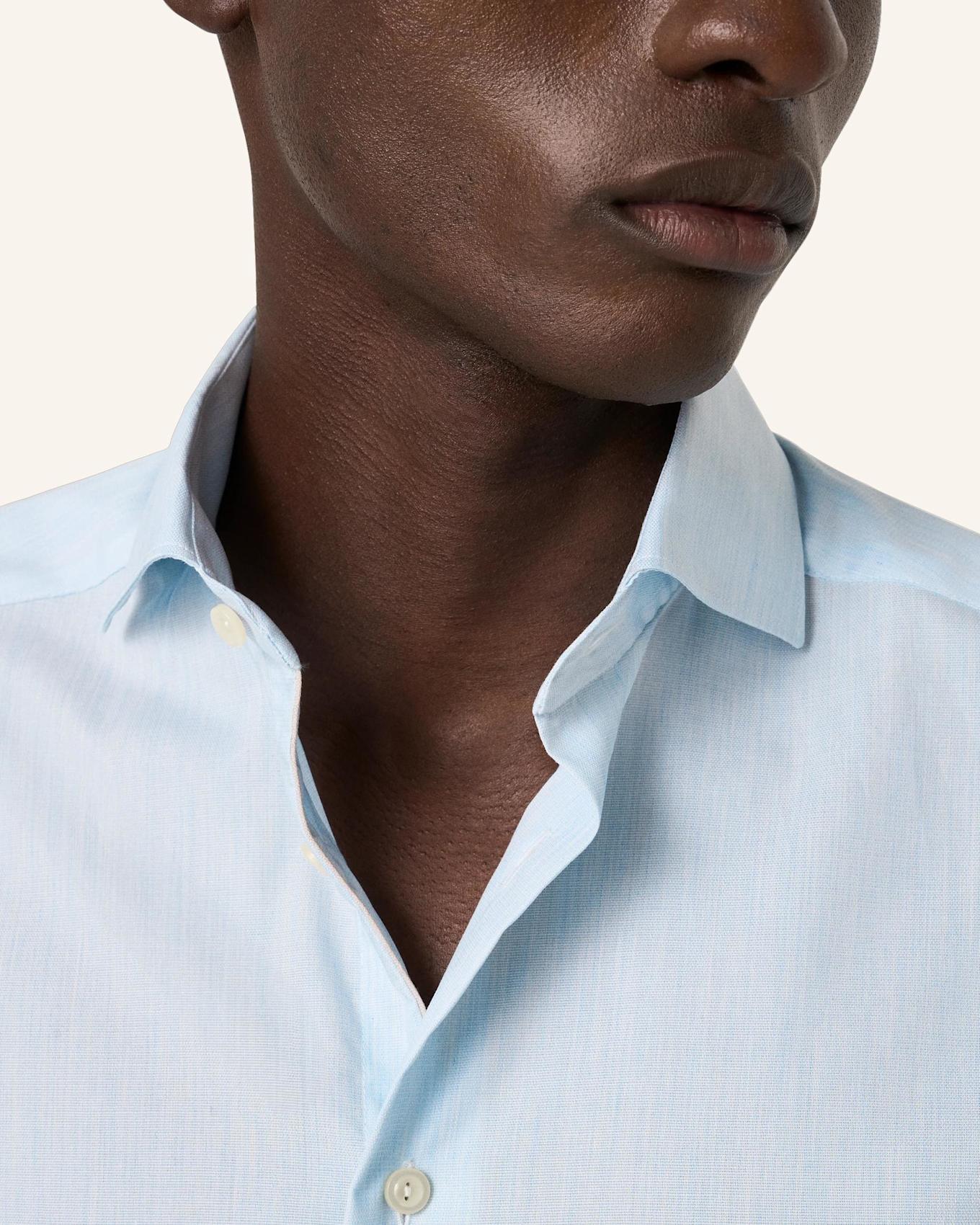 ETON Fine Twill-Hemd Contemporary Fit: BLAU