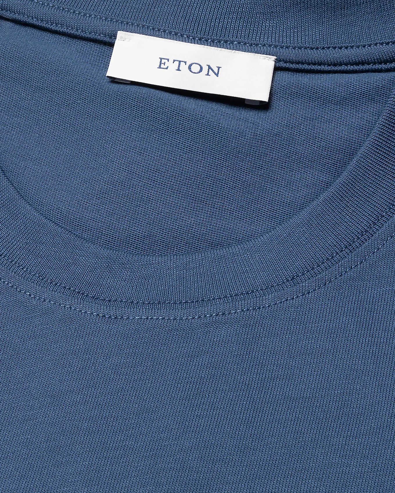 ETON Single Jersey Supima Cotton T-Shirt: BLAU