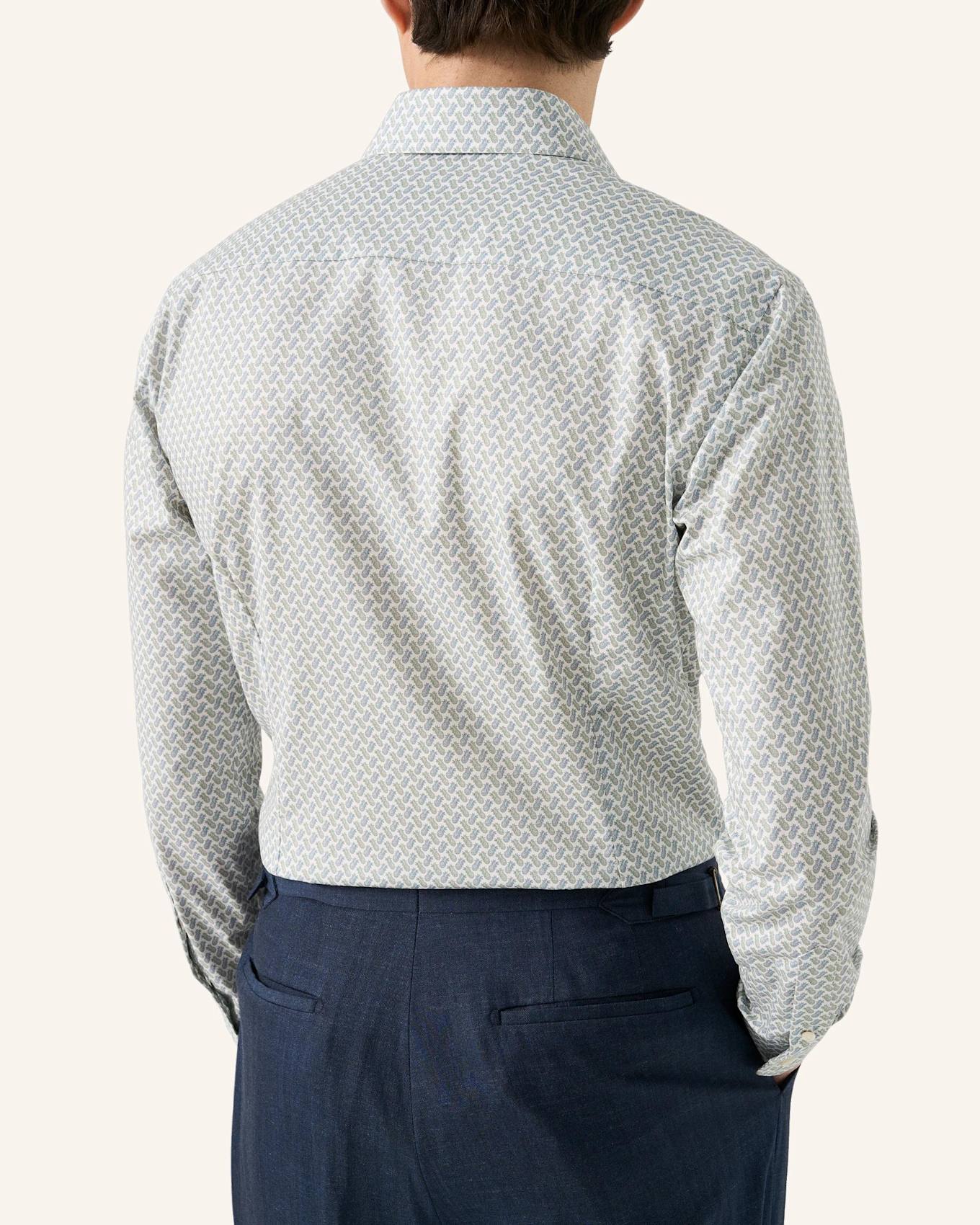 ETON Motiv Signature Twill-Hemd Contemporary Fit: BLAU