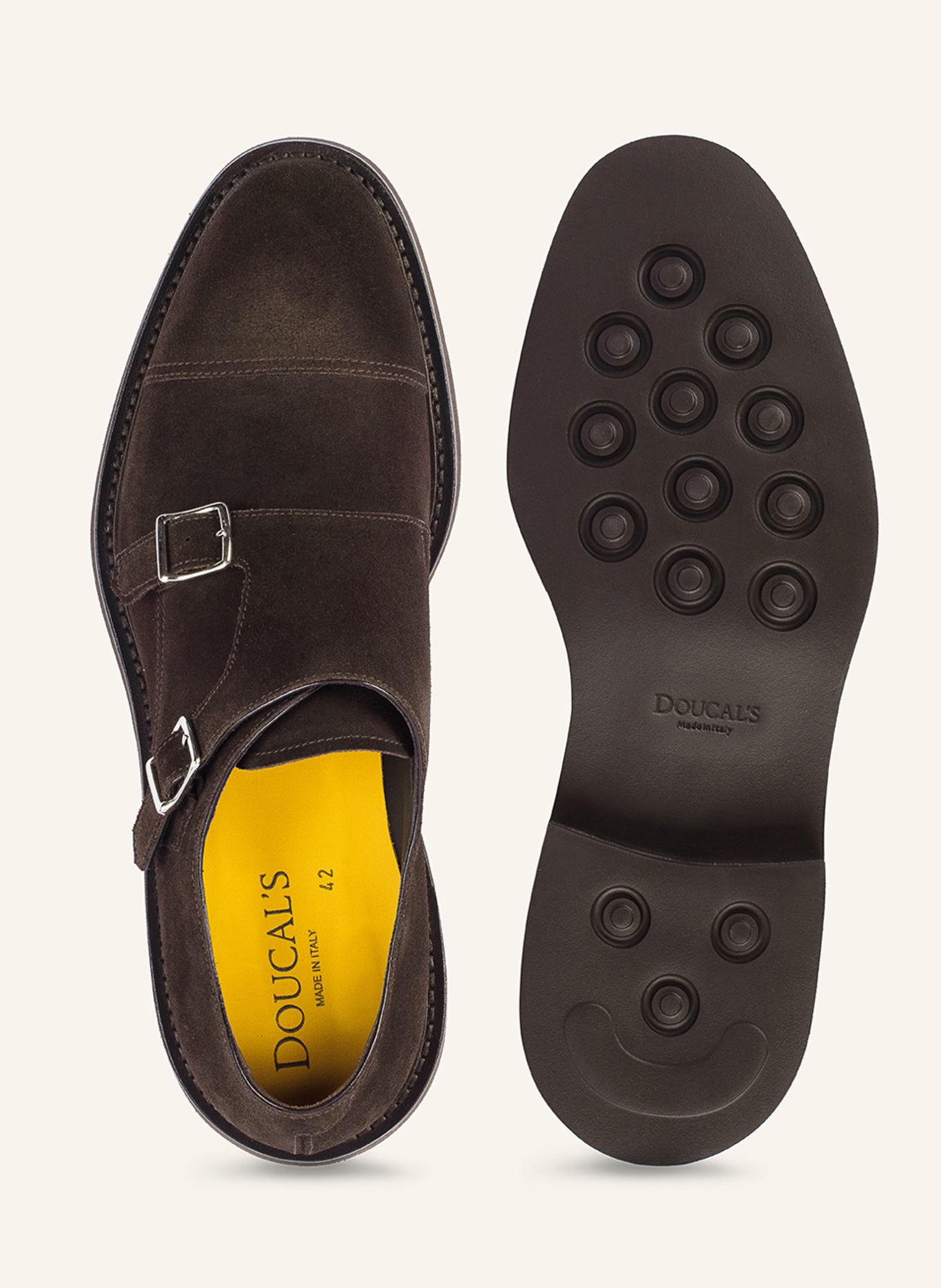 DOUCAL'S Monkstraps VERON: BRAUN
